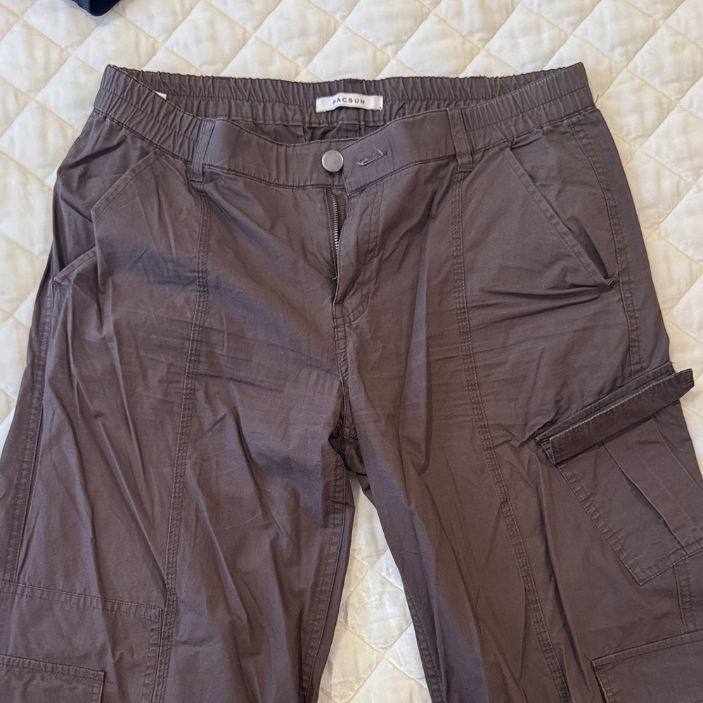 Low rise Brown Cargo Pants